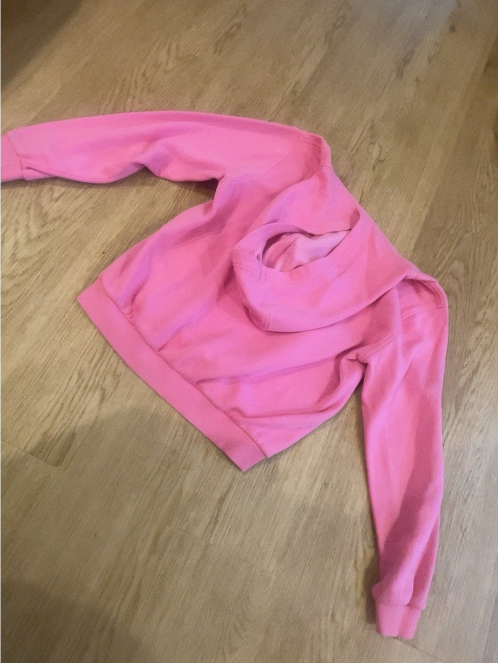 Nike Girls Pink Hoodie Sweatshirt - Picture 3 of 3